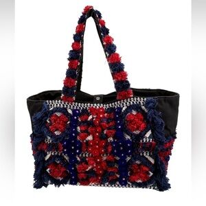 Antik Batik Tote large women’s black boho oversized tote